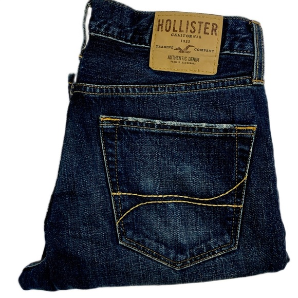 Hollister Slim Straight Button Fly Jeans - Picture 1 of 9
